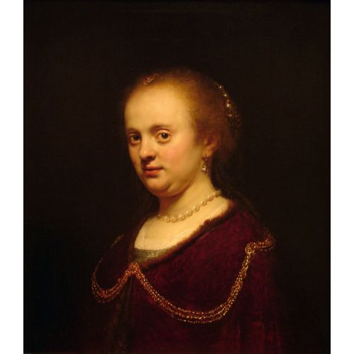 Rembrandt Van Rijn, Genç Kadın Portre Atölyesi Rembrandt Van Rijn, Genç Kadın Portre Atölyesi