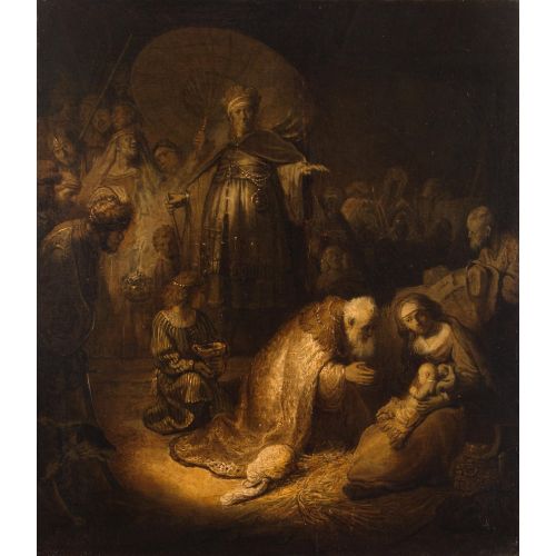 Rembrandt Van Rijn, The Adoration Of The Magi