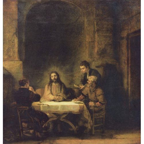 Rembrandt Van Rijn, Supper At Emmaus