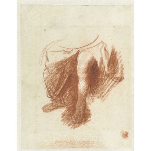 Rembrandt Van Rijn, Study Of The Legs Of A Seated Woman