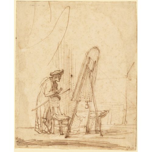 Rembrandt Van Rijn, Atölyesinde Sanatçı