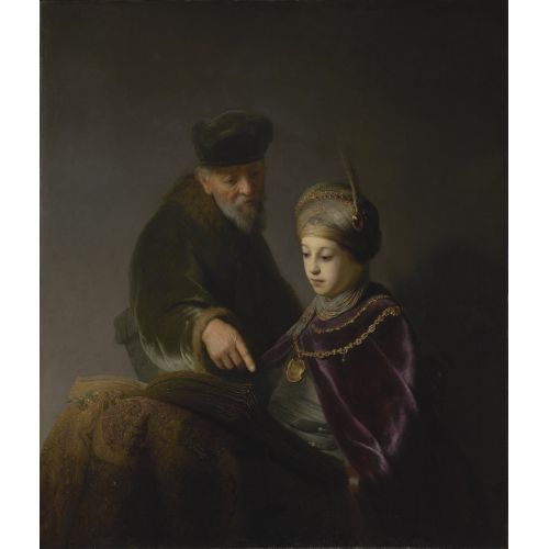 Rembrandt Van Rijn, A Young Scholar And His Tutor