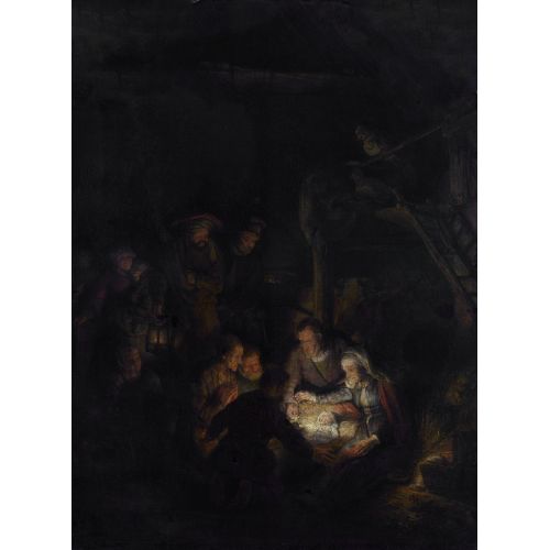 Rembrandt Van Rijn, Adoration Of The Shepherds