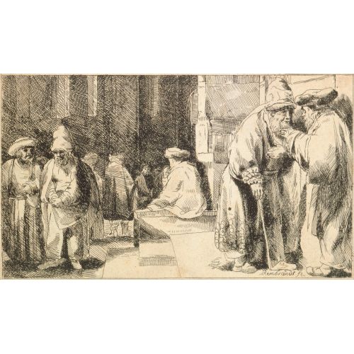 Rembrandt Van Rijn, Jews In The Synagogue Rembrandt Van Rijn, Jews In The Synagogue