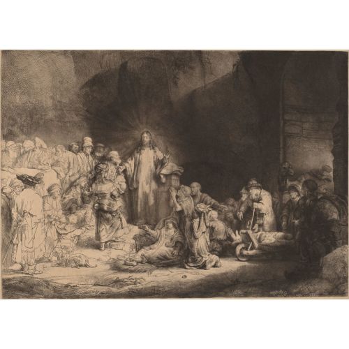 Rembrandt Van Rijn, Christ Preaching