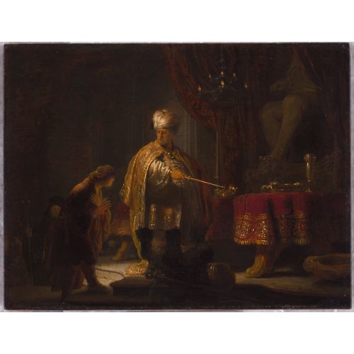 Rembrandt Van Rijn, Daniel And Cyrus Before The Idol Bel