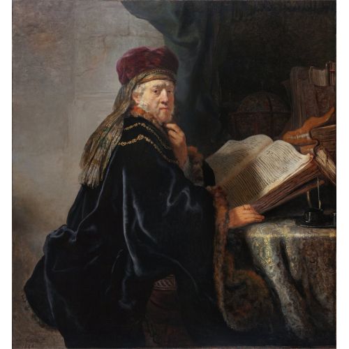 Rembrandt Van Rijn, A Scholar In His Study