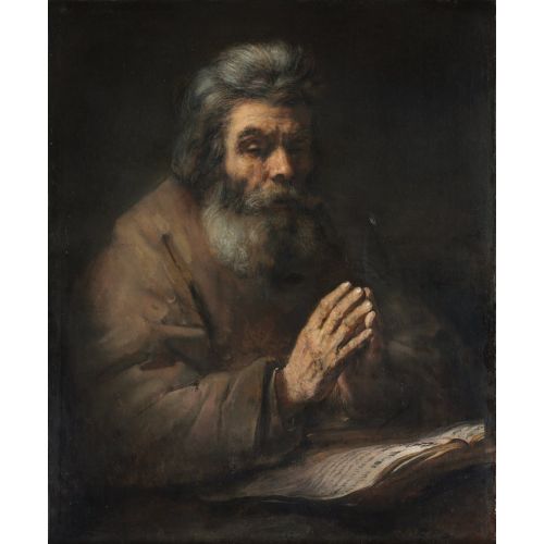Rembrandt Van Rijn, An Elderly Man In Prayer