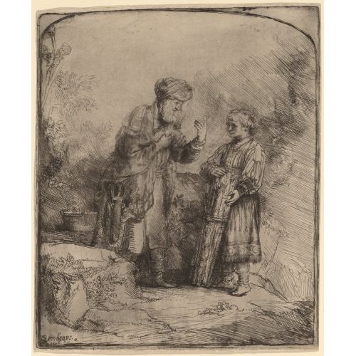 Rembrandt Van Rijn, Abraham And Isaac