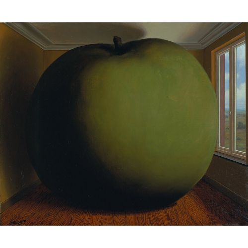 Rene Magritte, The Listening Room And Apple