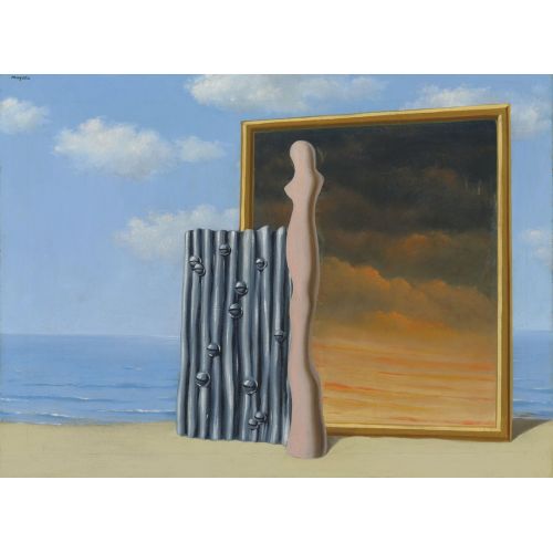 Rene Magritte, Composition On A Sea Shore