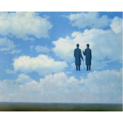 Rene Magritte, The Idealist View Of Reality Surrealism Rene Magritte The Idealist View Of Reality Surrealism Art Movements Canvas, Drawing Paper Prints, Reproduction Oil Painting and