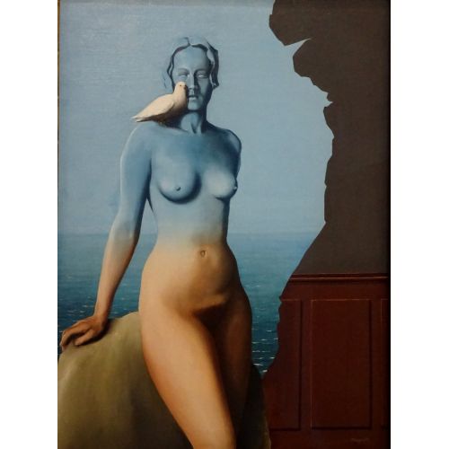 Rene Magritte La Magie Noire Surrealism Art Movements Canvas, Drawing Paper Prints, Reproduction Oil Painting and High Resolution