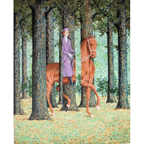 Rene Magritte Boş İmza Sürrealizm Sanat Akımları Kanvas Efektli Tablo, Resim Kağıdı Baskısı, Reprodüksiyon ve Yüksek
