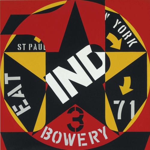 Robert Indiana, Autoportrait Bowery 3