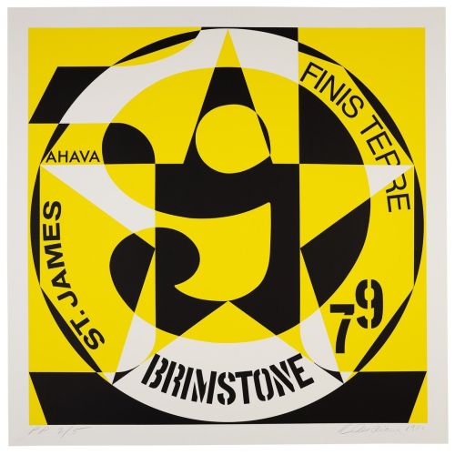 Robert Indiana, Autoportrait Brimstone