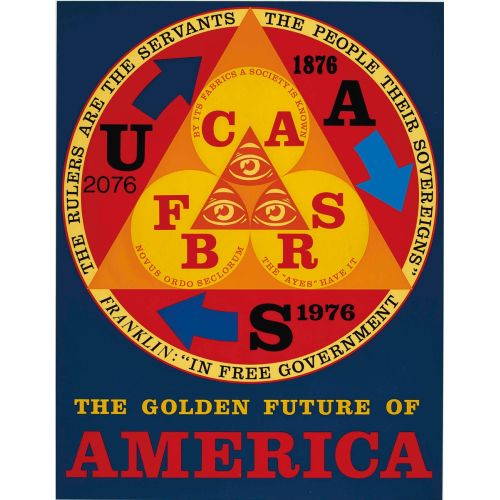 Robert Indiana, Amerika'nın Altın Geleceği Robert Indiana, Amerika'nın Altın Geleceği