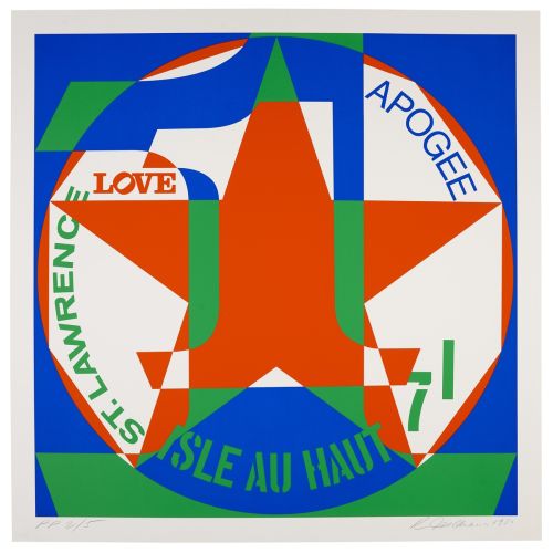 Robert Indiana, Autoportrait Isle Au Haunt