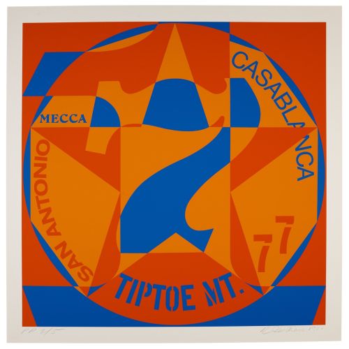 Robert Indiana, Autoportrait Tiptoe Mt