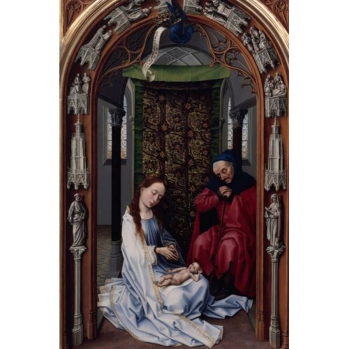 Rogier van der Weyden, Meryem Altar Panosu Rogier van der Weyden, Meryem Altar Panosu Gotik Sanat Akımları