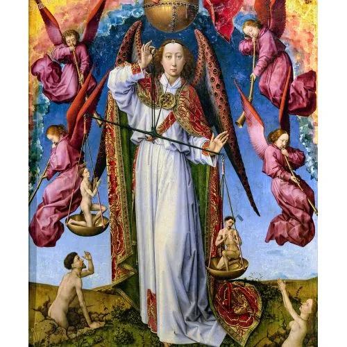 Rogier van der Weyden, Başmelek Mikael Rogier van der Weyden, Başmelek Mikael