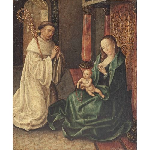 Rogier van der Weyden, Clairvauxlu Aziz Bernard'ın Gizemli Emzirilişi Rogier van der Weyden, Clairvauxlu Aziz Bernard'ın Gizemli Emzirilişi Gotik Sanat Akımları