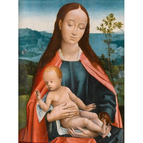 Rogier van der Weyden, Manzarada Meryem ve Çocuk İsa Rogier van der Weyden, Manzarada Meryem ve Çocuk İsa Gotik Sanat Akımları