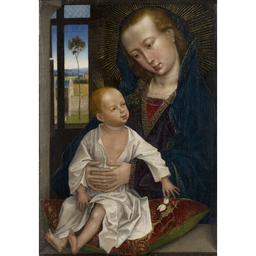 Rogier van der Weyden, Meryem ve Çocuk İsa 2 Rogier van der Weyden, Meryem ve Çocuk İsa 2 Gotik Sanat Akımları