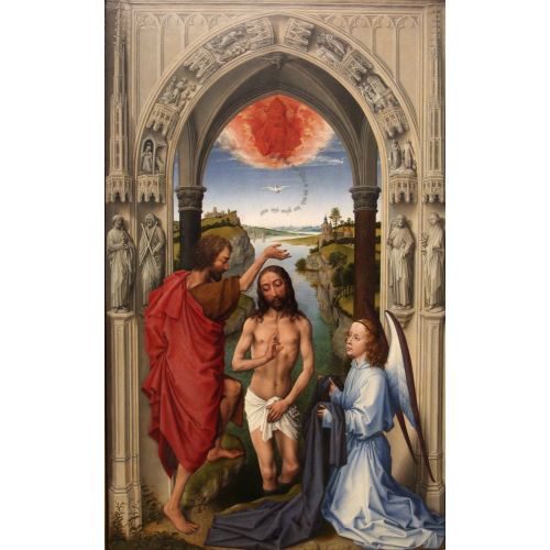 Rogier van der Weyden, İsa'nın Vaftizi Rogier van der Weyden, İsa'nın Vaftizi Gotik Sanat Akımları