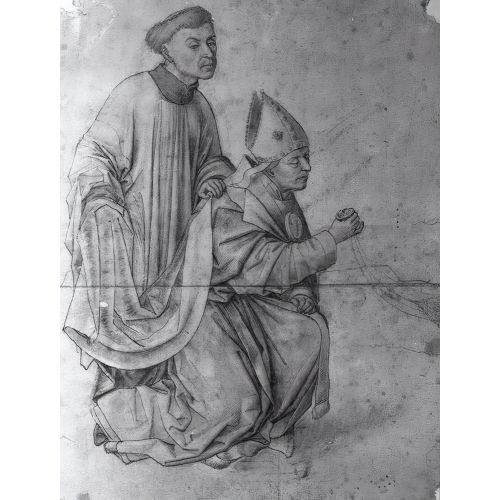 Rogier van der Weyden, Diz Çökmüş Piskopos Rogier van der Weyden, Diz Çökmüş Piskopos Gotik Sanat Akımları