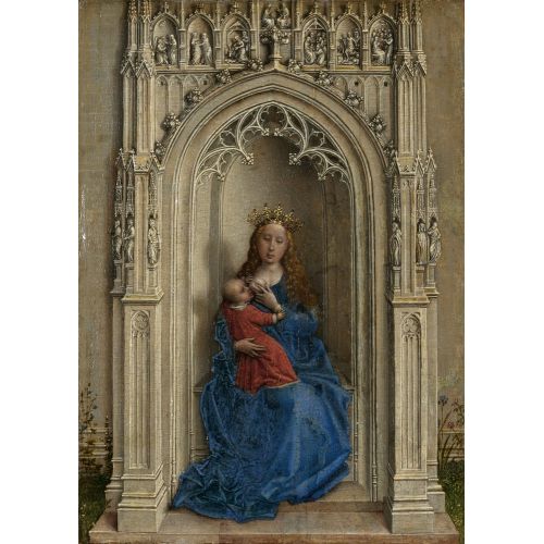 Rogier van der Weyden, Tahtta Meryem ve Çocuk İsa Rogier van der Weyden, Tahtta Meryem ve Çocuk İsa Gotik Sanat Akımları
