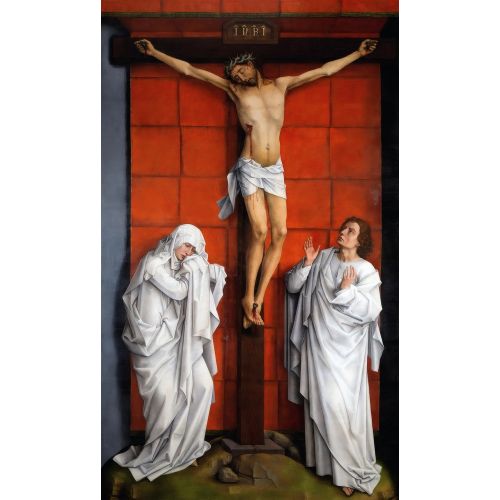 Rogier van der Weyden, Meryem ve Aziz Yuhanna ile Çarmıhtaki İsa Rogier van der Weyden, Meryem ve Aziz Yuhanna ile Çarmıhtaki İsa Gotik Sanat Akımları