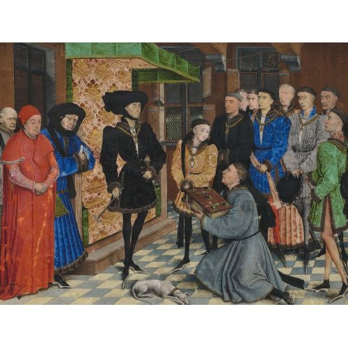 Rogier van der Weyden, Jean Wauquelin'in Hainaut Günlüklerini İyi Philip'e Sunması  Gotik Sanat Akımları