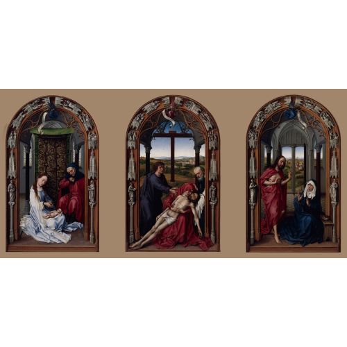 Rogier van der Weyden, Miraflores Altar Panosu Rogier van der Weyden, Miraflores Altar Panosu Gotik Sanat Akımları