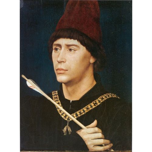 Rogier van der Weyden, Burgundili Büyük Batard Antoine'ın Portresi Rogier van der Weyden, Burgundili Büyük Batard Antoine'ın Portresi Gotik Sanat Akımları