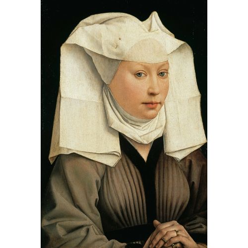 Rogier van der Weyden, Kanatlı Başlıklı Bir Kadının Portresi Rogier van der Weyden, Kanatlı Başlıklı Bir Kadının Portresi Gotik Sanat Akımları