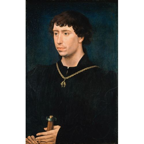 Rogier van der Weyden, Cesur Charles'ın Portresi Rogier van der Weyden, Cesur Charles'ın Portresi Gotik Sanat Akımları