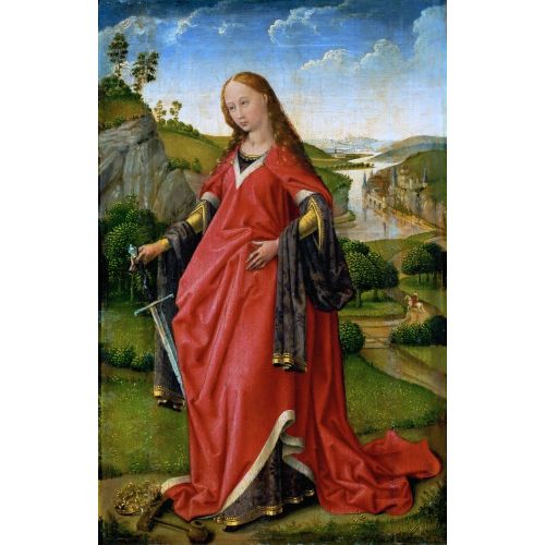 Rogier van der Weyden, İskenderiyeli Aziz Catherine Rogier van der Weyden, İskenderiyeli Aziz Catherine Gotik Sanat Akımları