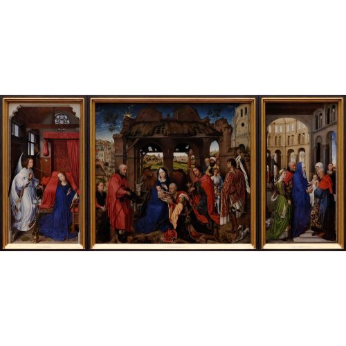Rogier van der Weyden, Aziz Columba Altar Panosu Rogier van der Weyden, Aziz Columba Altar Panosu Gotik Sanat Akımları