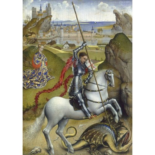 Rogier van der Weyden, Aziz George ve Ejderha Rogier van der Weyden, Aziz George ve Ejderha Gotik Sanat Akımları