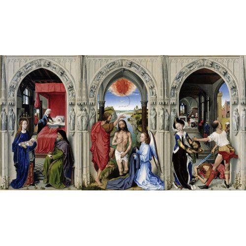 Rogier van der Weyden, Aziz Yuhanna Altar Panosu Rogier van der Weyden, Aziz Yuhanna Altar Panosu