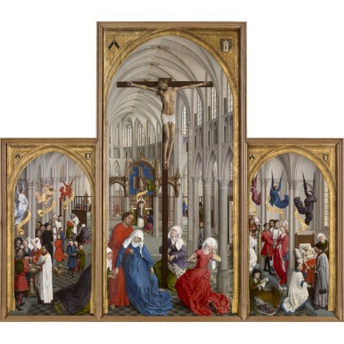 Rogier van der Weyden, Yedi Sakramet Altar Panosu Rogier van der Weyden, Yedi Sakramet Altar Panosu Gotik Sanat Akımları