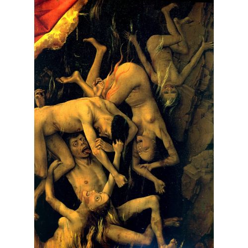 Rogier van der Weyden, Lanetlilerin Cehenneme Düşüşü Rogier van der Weyden, Lanetlilerin Cehenneme Düşüşü Gotik Sanat Akımları