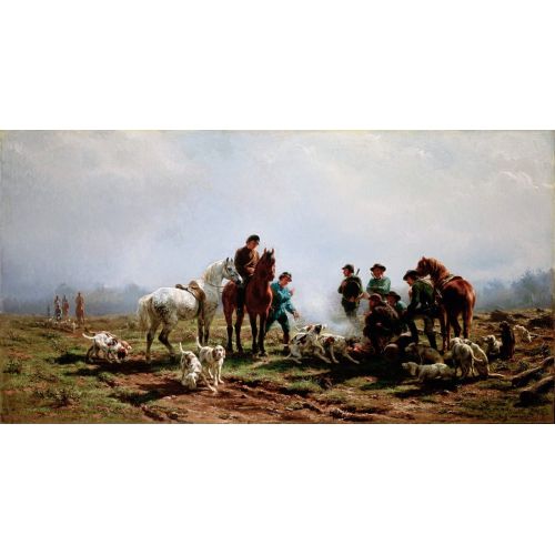 Rosa Bonheur, Haggin Av İçin Toplanma Rengi Düzeltildi Rosa Bonheur, Haggin Av İçin Toplanma Rengi Düzeltildi