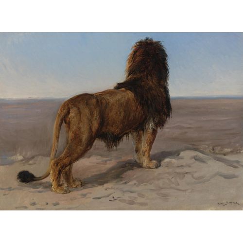 Rosa Bonheur, Aslan Dikkat Etmek Rosa Bonheur, Aslan Dikkat Etmek