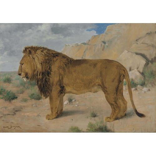 Rosa Bonheur, Aslan Çalışması Rosa Bonheur, Aslan Çalışması
