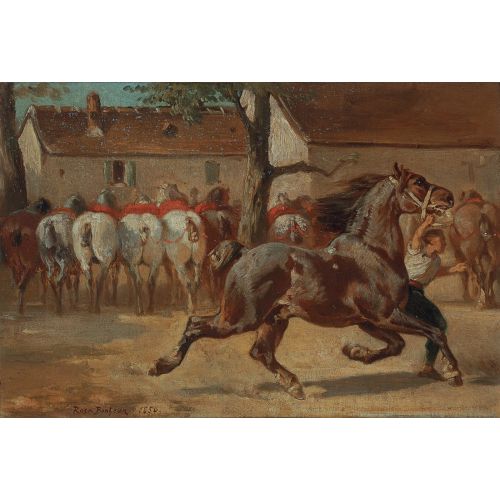 Rosa Bonheur, Bir Atı Tırısa Kaldırmak Rosa Bonheur, Bir Atı Tırısa Kaldırmak