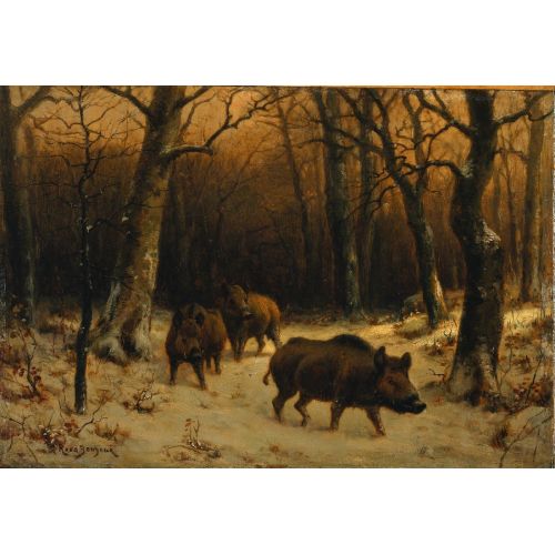 Rosa Bonheur, Karda Yaban Domuzu Rosa Bonheur, Karda Yaban Domuzu