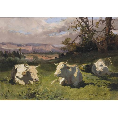 Rosa Bonheur, Blonde Daquitaine Resting