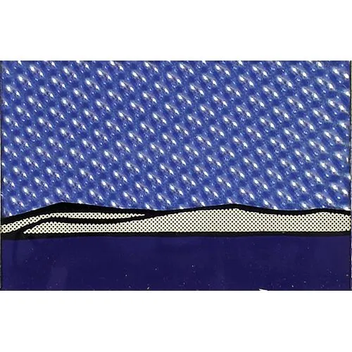 Roy Lichtenstein, Kara Pop Art Roy Lichtenstein, Kara Pop Art Sanat Akımları Roy Lichtenstein, LandKonu: Manzara veya doğa sahnesi. Sanat eserinde